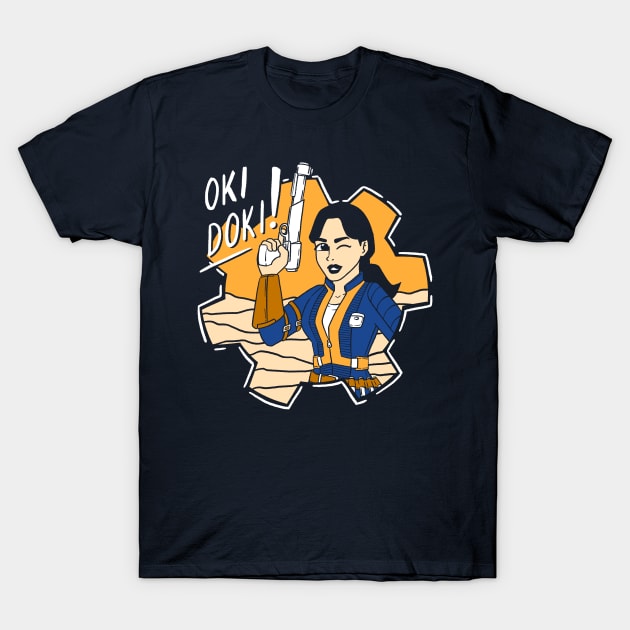 Oki Doki Lucy! T-Shirt by RageInkAge